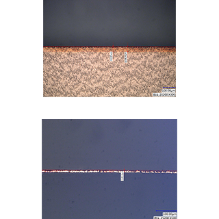 鼎点平台负极铜箔-横纵断面